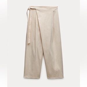 ZARA WRAP AROUND PANTS SIZE M